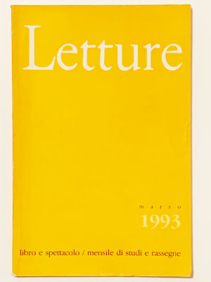 Letture Marzo 1983 poster