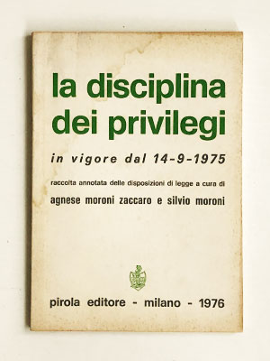 La disciplina dei privilegi poster